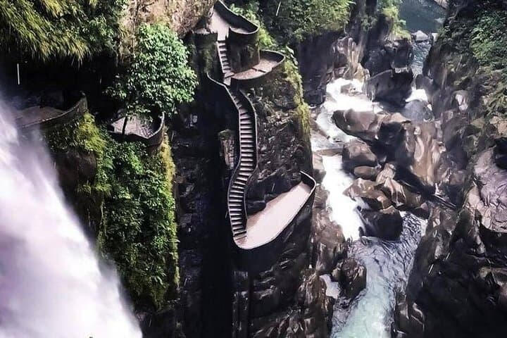 Baños Adventure Day Trip from Quito — Waterfalls, Swing & River Rafting photo 2