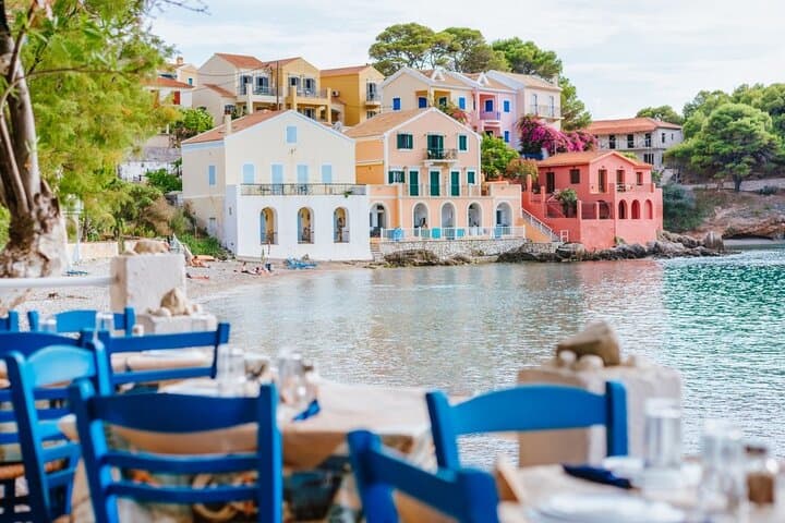 Full-Day Assos & Fiscardo Island Tour — Melissani Cave, Assos & Myrtos Beach Views
