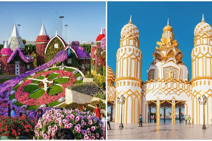 Dubai Miracle Garden & Global Village Combo Tickets — Skip-the-Line Floral and Cultural Evening