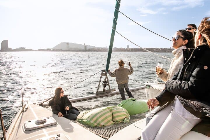 Sunset Catamaran in Barcelona: Tapas, Cava & Coastal Views photo 2