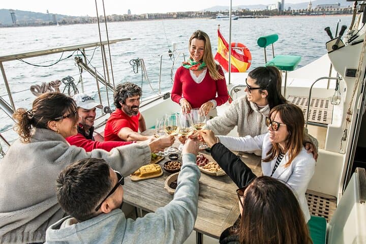 Sunset Catamaran in Barcelona: Tapas, Cava & Coastal Views photo 4