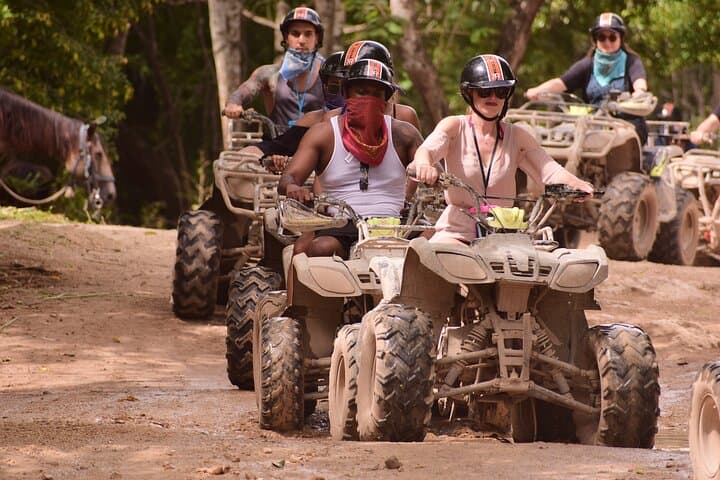 Maya Adrenaline Tour: ATV, 1km Zipline & Cenote Swim near Playa del Carmen photo 6