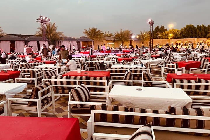 Dubai Red Dune Safari: Camel, Falcon & Sandboarding with Premium BBQ photo 6