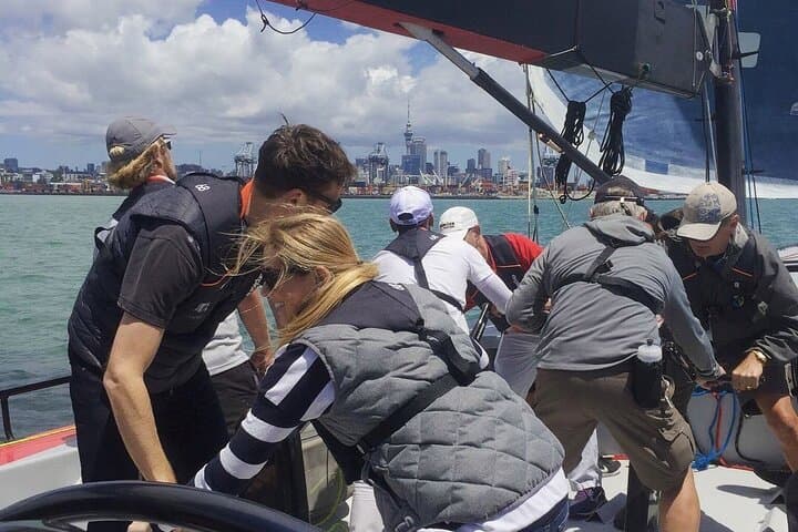 Sail an America's Cup Yacht in Auckland's Waitemata Harbour photo 3