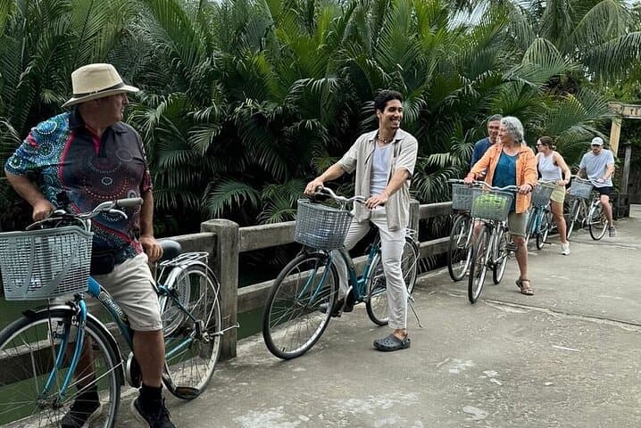 Hoi An Village Cycling, Buffalo Ride & Basket Boat Tour photo 2
