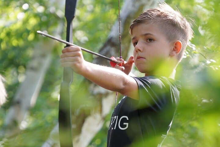 3D Archery Course in Saxony: Guided Forest Archery Experience