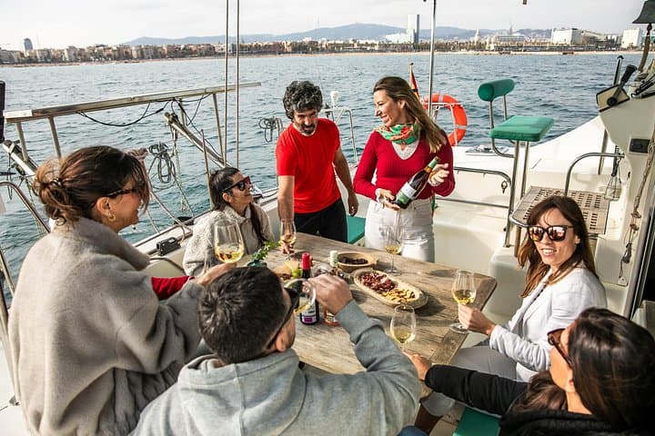 Sail, Sip, and Savor: Barcelona Catamaran Wine Tasting Along the Mediterranean Coast photo 3