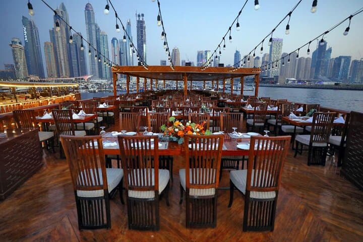 Marina Dubai Dhow Cruise: Dinner and Live Entertainment on a Traditional Dhow photo 6