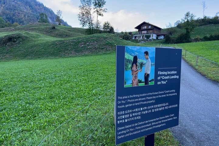 Crash Landing on You Filming Locations Day Tour — Interlaken, Iseltwald & Sigriswil