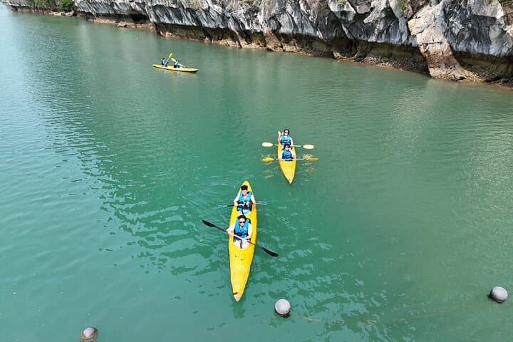 Lan Ha Bay & Cat Ba Premium Day Cruise: Kayaking, Cycling & Sunset Party photo 2
