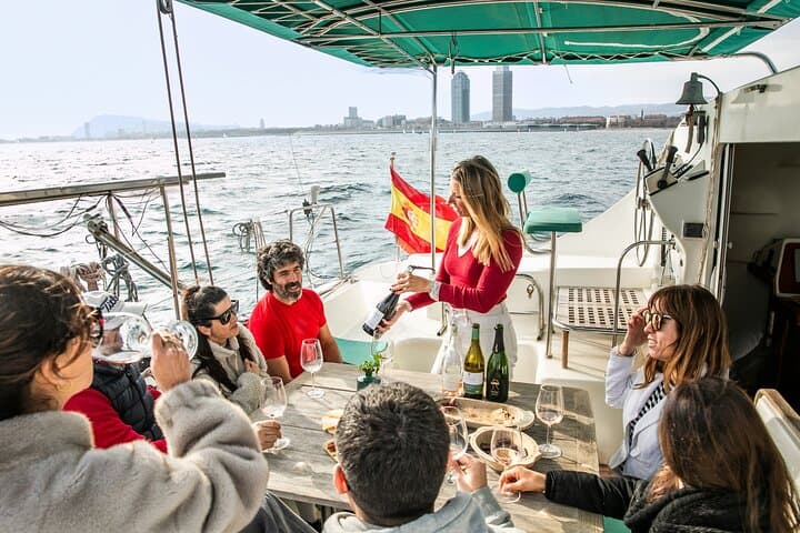 Private Barcelona Catamaran Wine Tasting & Tapas Cruise photo 2