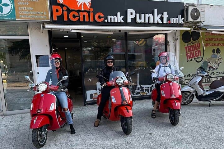 Vespa Scooter Rental in Skopje — Explore Macedonia by Scooter