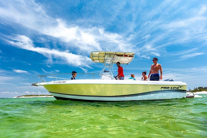 Shell Island 2-Hour Power Boat Tour — Snorkel, Dolphins & Gulf Exploration