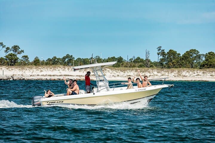 Shell Island 2-Hour Power Boat Tour — Snorkel, Dolphins & Gulf Exploration photo 2