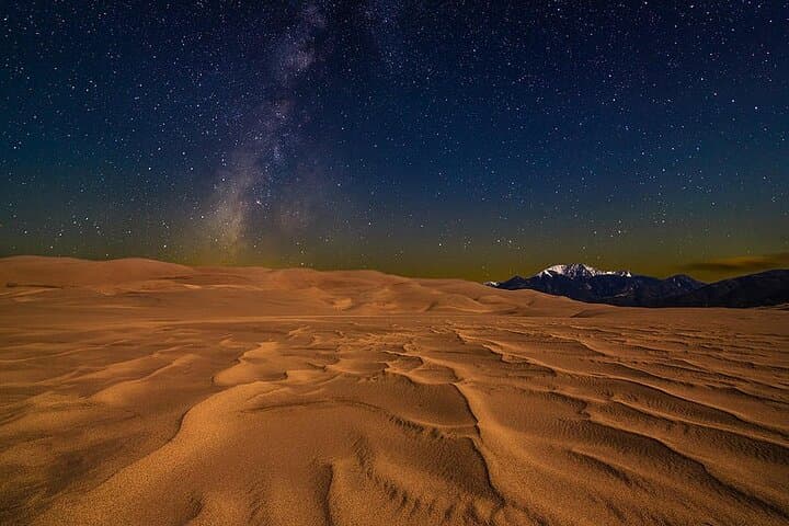 Doha Night Desert Safari: Sandboarding, Camel Ride & Inland Sea Sunset