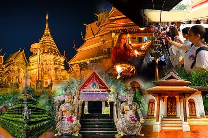 Evening Pilgrimage: Doi Suthep & Wat Pha Lat After Dark
