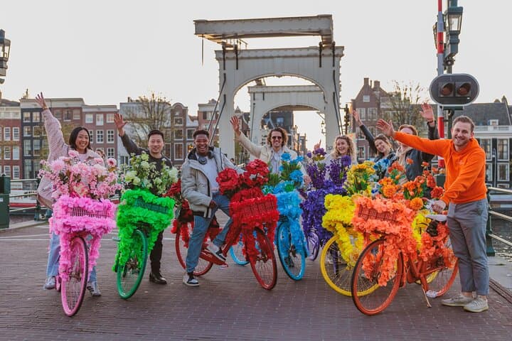 Explore Amsterdam’s Canals on the Iconic Flower Bikes: 1.5‑Hour Guided Tour photo 6