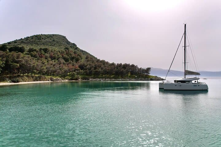 Half-Day Private Catamaran Cruise from Nafplio — Romvi, Bourtzi & Blue-Flag Beaches photo 3