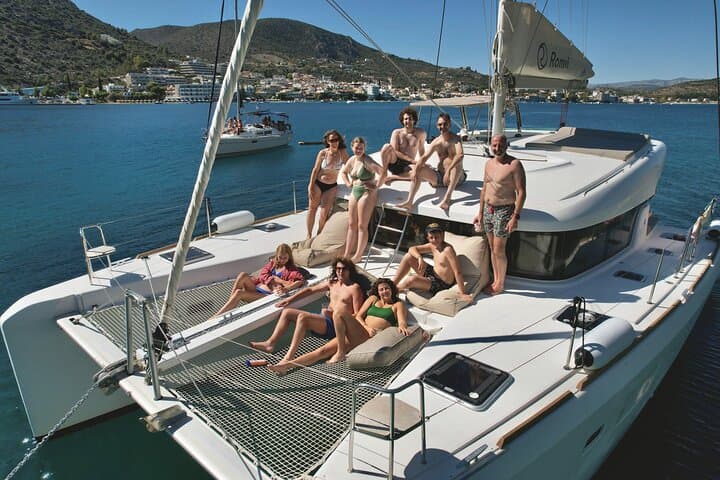 Half-Day Private Catamaran Cruise from Nafplio — Romvi, Bourtzi & Blue-Flag Beaches photo 6