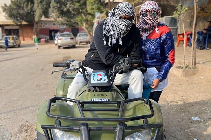 Giza Pyramids ATV & Camel Adventure with Grand Egyptian Museum Visit and Bazaar Shopping photo 6