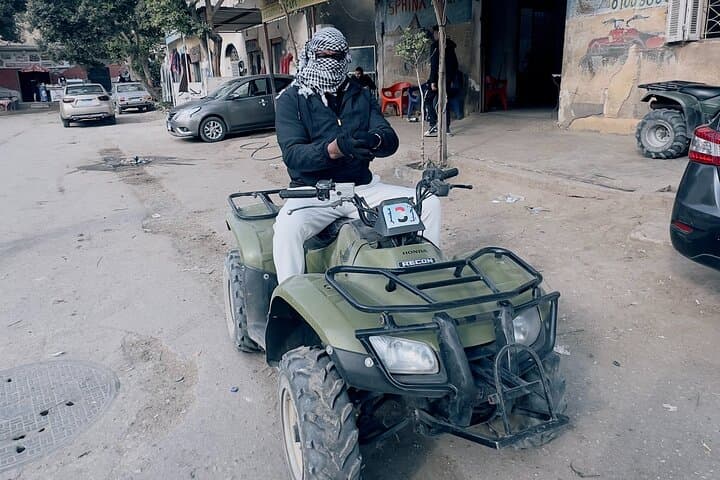 Giza Pyramids ATV & Camel Adventure with Grand Egyptian Museum Visit and Bazaar Shopping photo 5