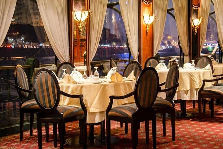 Evening Nile Dinner Cruise with Traditional Belly Dance in Luxor