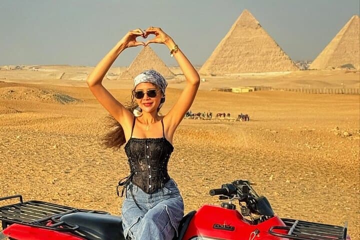 Giza Pyramids & Sphinx: Camel Ride, ATV Quad and Nile Dinner Cruise photo 3