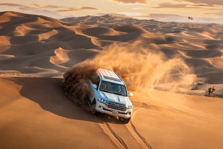Evening Lahbab Desert Safari: Dune Bashing, Sandboarding & BBQ from Fujairah photo 4