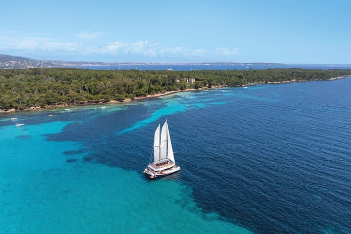 Catamaran Day Cruise to Îles de Lérins & Cap d'Antibes — Lunch, Swim, Sun