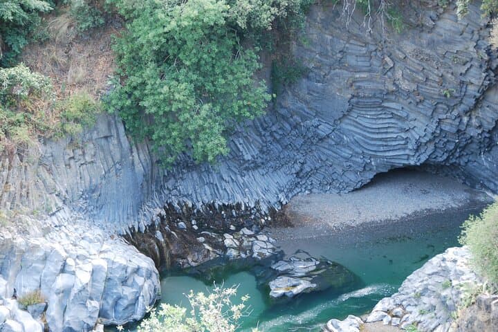 Mount Etna & Alcantara Gorges Day Tour from Taormina: Lava Hikes and River Walks