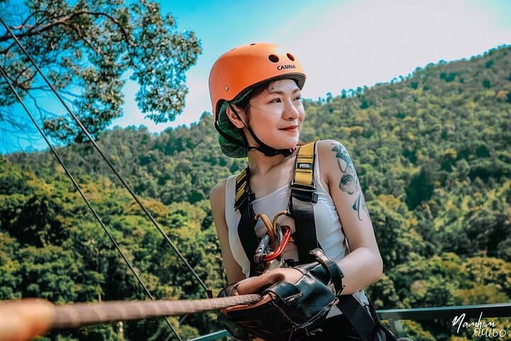 Samui Zipline: Fly the Tree Bridge Jungle Cafe & Waterfall Adventure photo 3