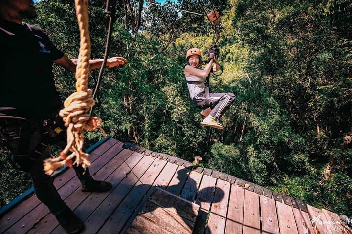 Samui Zipline: Fly the Tree Bridge Jungle Cafe & Waterfall Adventure photo 2