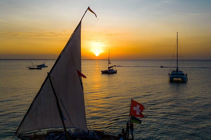 Private Sunset Dhow Dinner Sail Along Zanzibar's North Coast