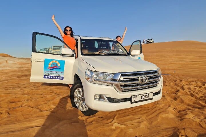 Evening Lahbab Desert Safari: Dune Bashing, Sandboarding & BBQ from Fujairah photo 2