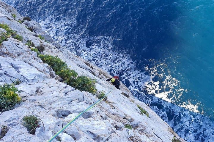 Climbing Masua Cliff: A Thrilling Adventure Overlooking Pan di Zucchero in Sardinia