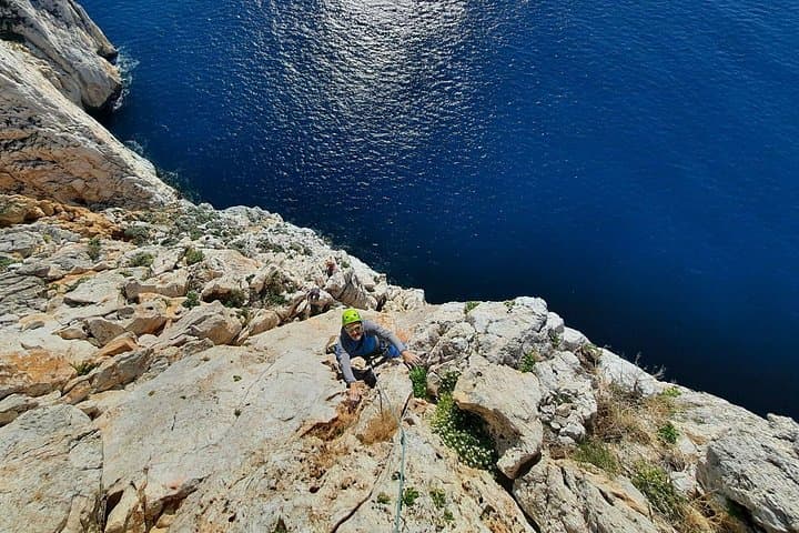 Climbing Masua Cliff: A Thrilling Adventure Overlooking Pan di Zucchero in Sardinia photo 2