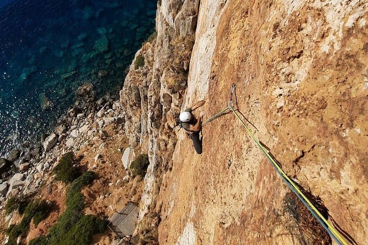Climbing Masua Cliff: A Thrilling Adventure Overlooking Pan di Zucchero in Sardinia photo 3