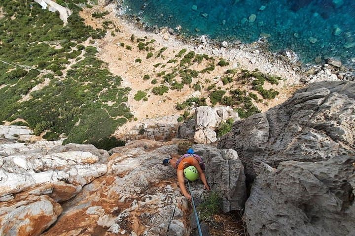 Climbing Masua Cliff: A Thrilling Adventure Overlooking Pan di Zucchero in Sardinia photo 5