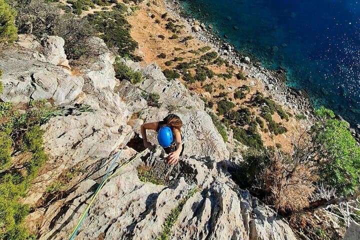 Climbing Masua Cliff: A Thrilling Adventure Overlooking Pan di Zucchero in Sardinia photo 6
