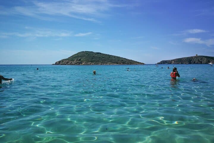 Cagliari to Tuerredda & Chia Minivan Beach Tour: Swim, Snorkel & Flamingos photo 4