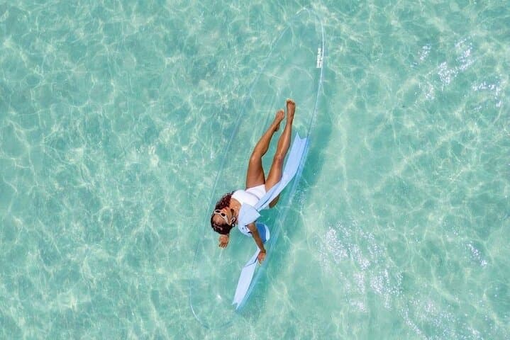 Transparent Kayak Photography in Punta Cana — Private Beach Photoshoots photo 5