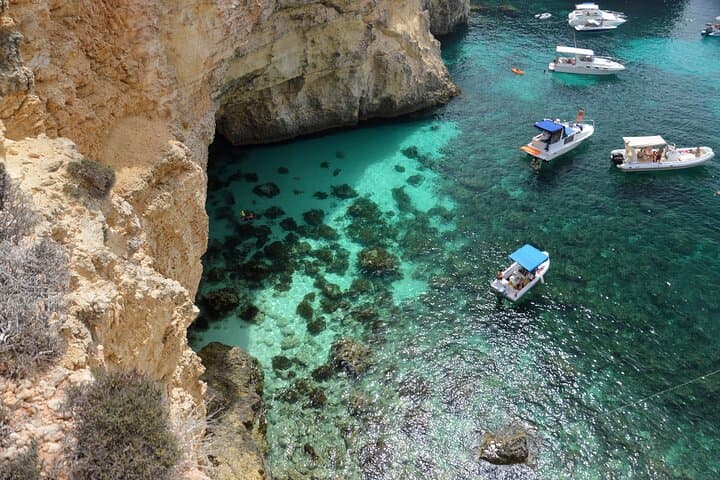 Round Comino and Gozo Cruise from Mellieha — Blue Lagoon & Crystal Lagoon Day Trip