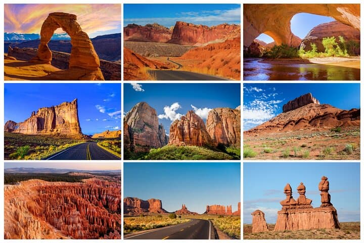 Southwest USA Self-Guided Road Trip Bundle: Grand Canyon, Arches, Zion & Big Sur
