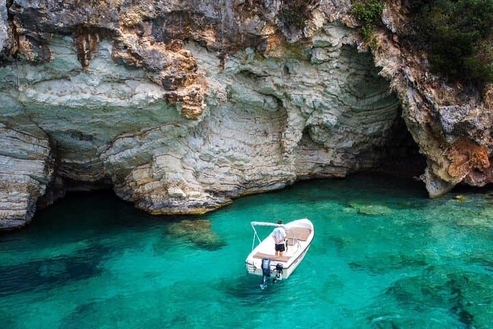 Blue Eye Cave Boat Tour from Palaiokastritsa — Corfu Blue Cave & Hidden Beaches
