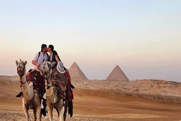 Port Said to Giza Day Tour: Pyramids, Sphinx & Egyptian Museum with Camel Ride photo 4