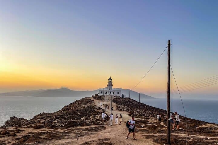 Panoramic Mykonos Sunset Tour: Highest Viewpoints & Armenistis Lighthouse