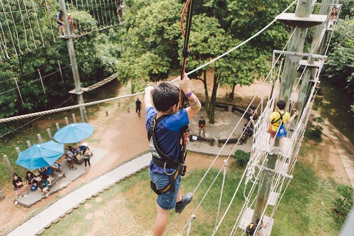 MegaZip, Climb & Jump Sentosa: 450m Zipline, Treetop Course & 15m Freefall photo 6
