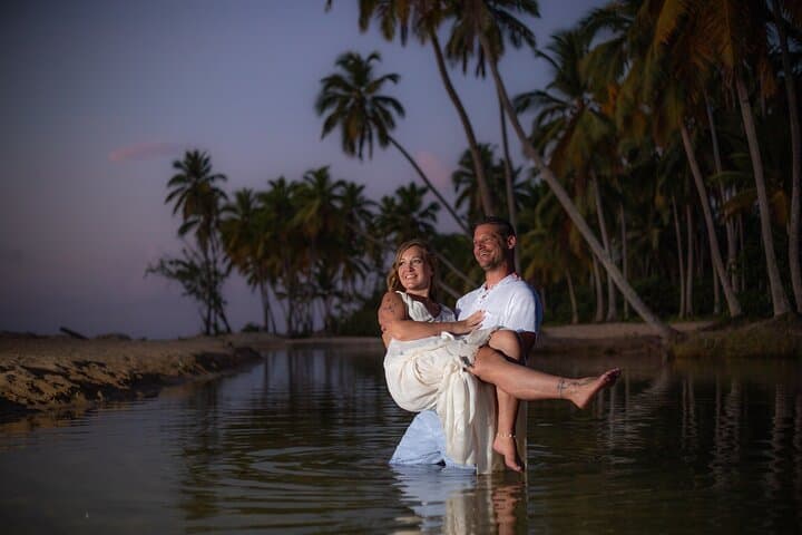 Sunset Photoshoot on Punta Cana Beach: Private Caribbean Photo Session