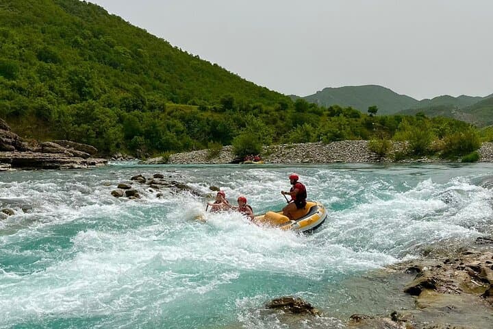 Raft the Wild Vjosa: 3-Hour Guided Trip from Përmet