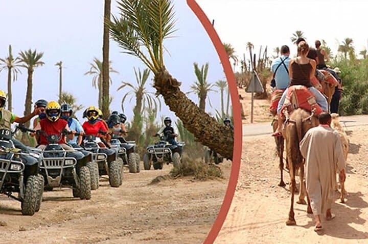 Marrakech Palm Grove Quad and Sunset Camel Ride — Half-Day Adventure photo 2